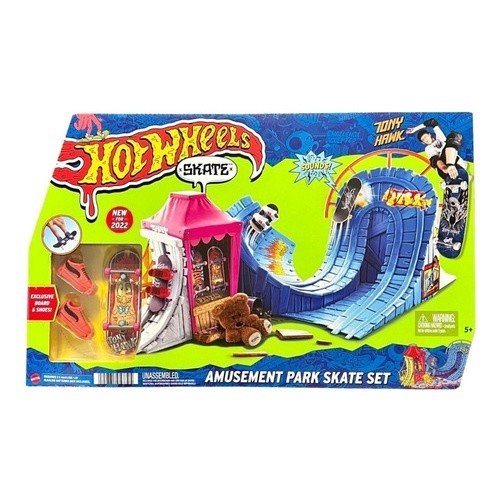 Pista Skate De Dedo Hot Wheels Conjunto Parque De Diversao HGT95 Mattel