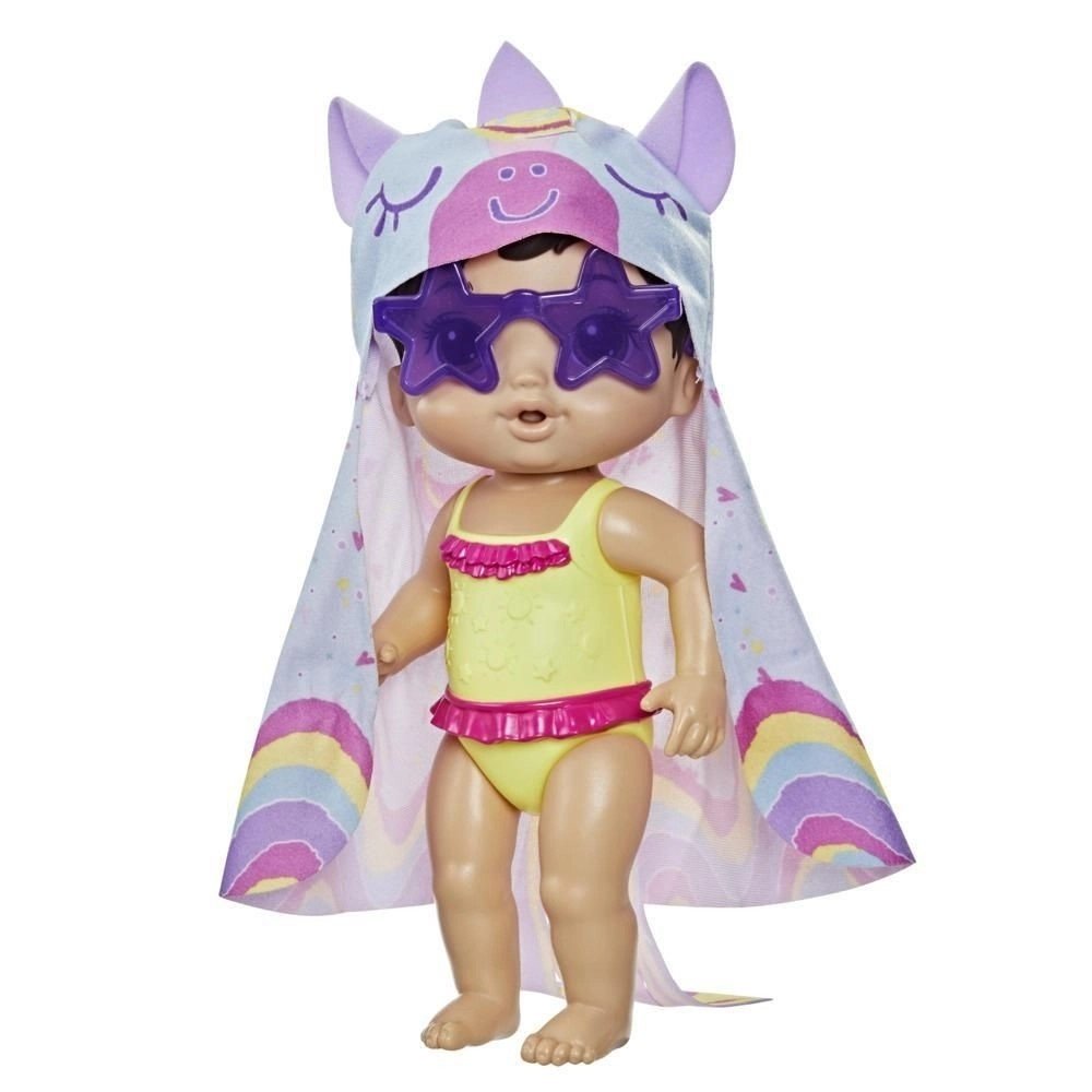 BONECA BABY ALIVE DIA DE SOL MORENA F2569 HASBRO - Juju Brinquedos