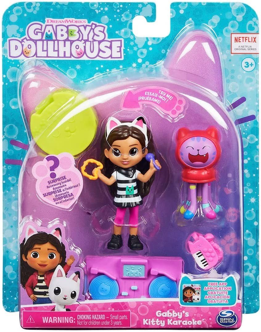 BONECA GABBYS DOLLHOUSE PACK CAT-TIVITY KARAOKE R.3072 SUNNY - Juju  Brinquedos