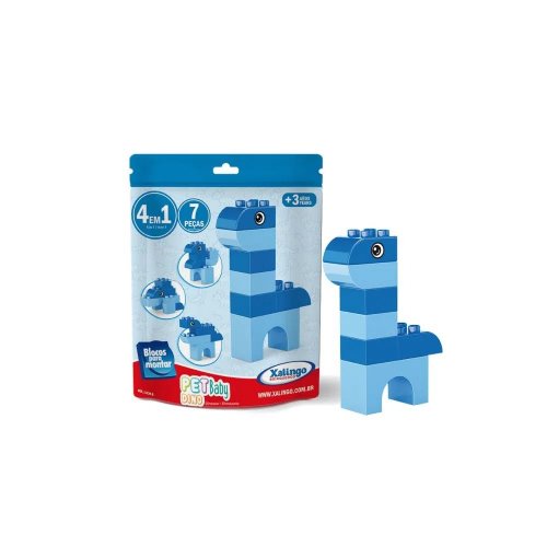 BLOCOS BABY PET DINO 13398 XALINGO