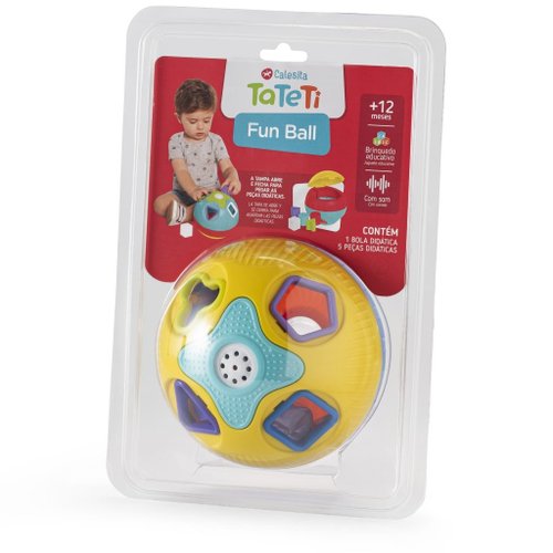 Bola Fun Ball R.872 Tateti Cores Sortidas
