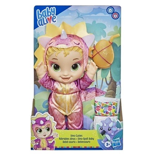 BONECA BABY ALIVE DINO CUTIES LOIRA F0933 HASBRO