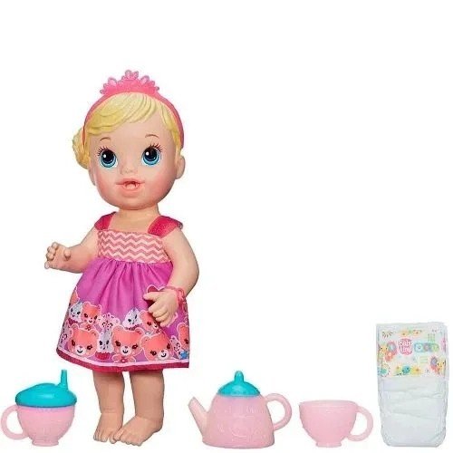 BONECA BABY ALIVE HORA DO CHA LOIRA A9288 HASBRO