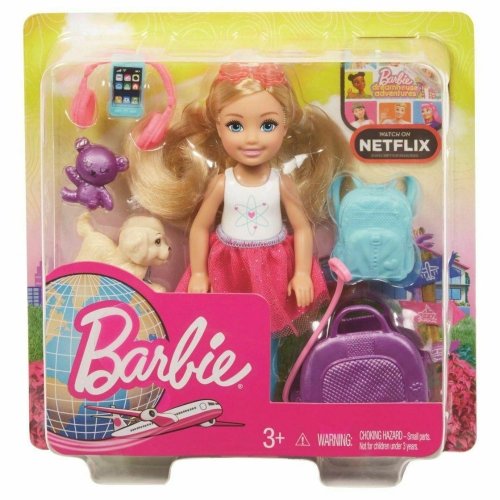 BONECA BARBIE EXPL. E DESC. CHELSEA CACHORRINHO FWV20 - MATTEL