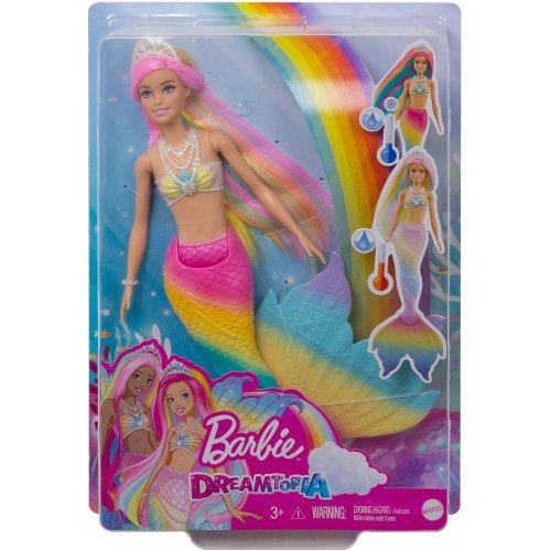 Boneca Barbie Sereia Muda de Cor GTF89 - Mattel