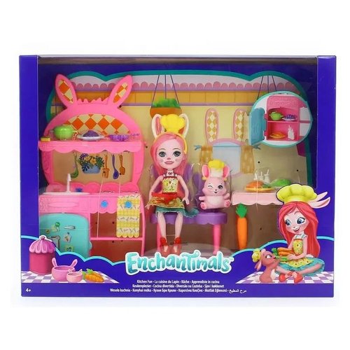 BONECA ENCHANTIMALS COMODOS CASA SORT FRH44 MATTEL