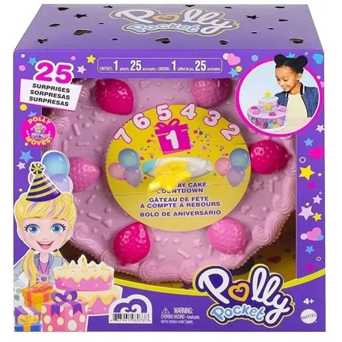BONECA POLLY BOLO DE ANIVERSARIO GYW06 - MATTEL