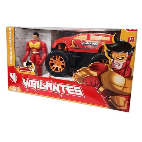 BONECO C/CARRO VIGILANTES SOLDADO DE FERRO B205 MIELLE