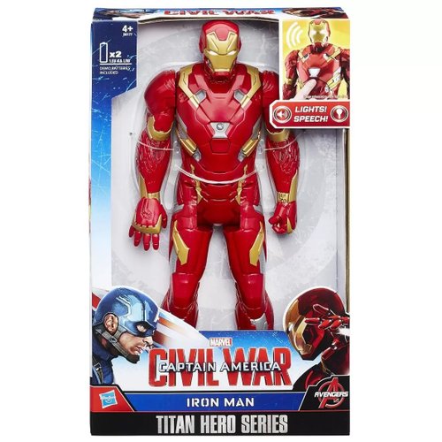 BONECO IRON MAN CIVIL WAR ELETRONICO B6177