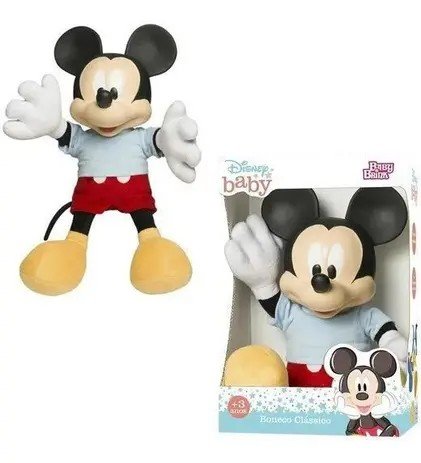 BONECO MICKEY FOFINHO DISNEY BABY R.1973 BABY BRINK