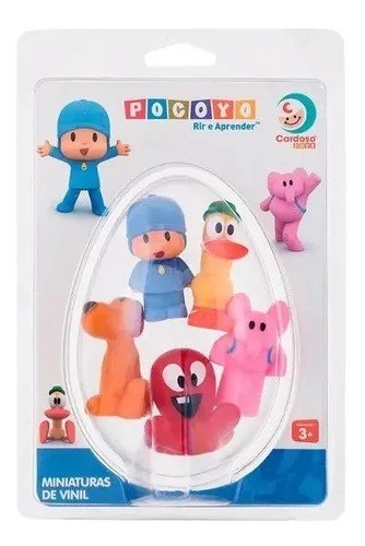 BONECO POCOYO MINIATURAS PASCOA R.3017 CARDOSO TOYS