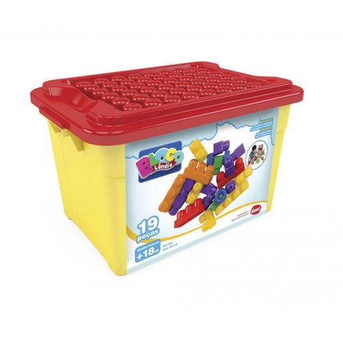 Blocos de Montar Box Block 22Pcs MK165 Dismat