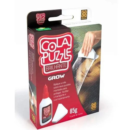 Cola Para Quebra-Cabeca Puzzle Brilhante R.1989 Grow