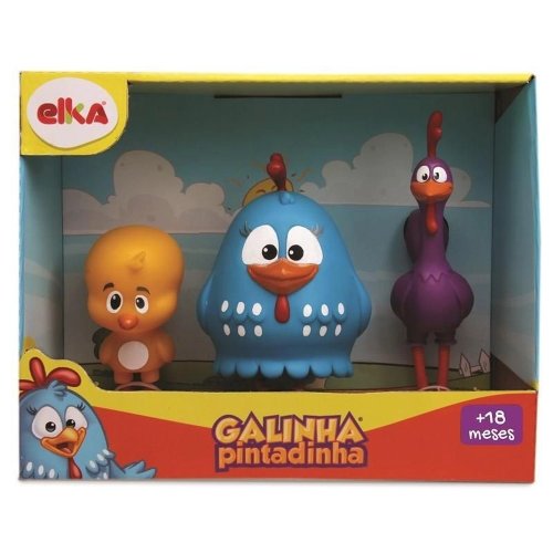 Galinha Pintadinha Familia Vinil C/3 R.1128 Elka
