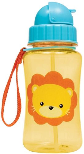 Garrafinha Animal Fun Com Canudo Leao R.8983 Buba