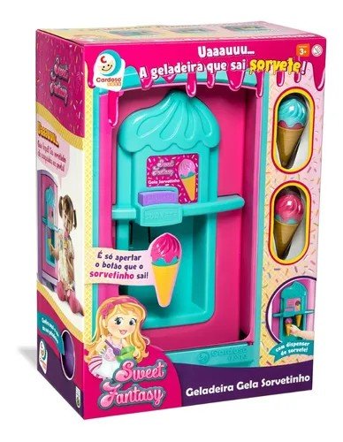 GELADEIRA SWEET FANTASY GELA SORVETINHO R.2014 CARDOSO TOYS
