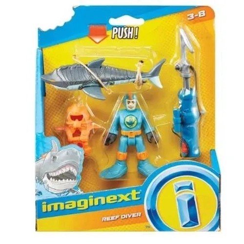 IMAGINEXT FIGURA BASICA TUBARAO SORT. GKG82 FISHER-PRICE