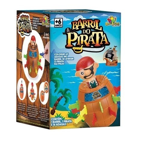 JOGO BARRIL PIRATA 46X10CM ART BRINK
