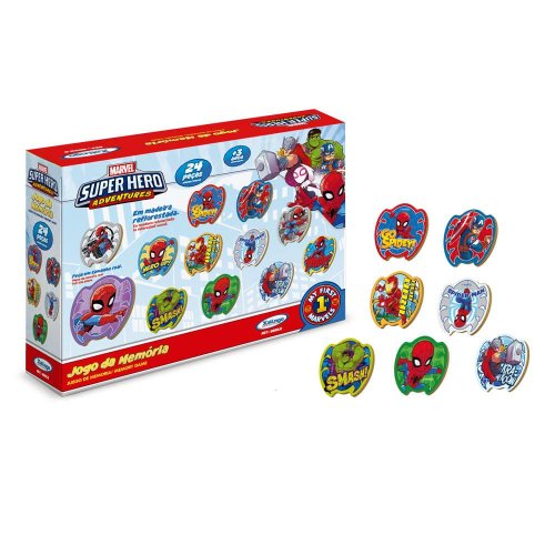 JOGO DA MEMORIA SUPER HERO ADVENTURES 53932 XALINGO