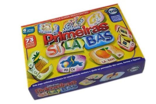 JOGO MINHAS PRIMEIRAS SILABAS R.12149 TOIA