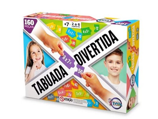 JOGO TABUADA DIVERTIDA 12039 TOIA