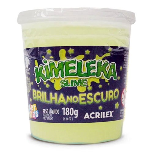 KIMELEKA SLIME BRILHA NO ESCURO 180G ACRILEX