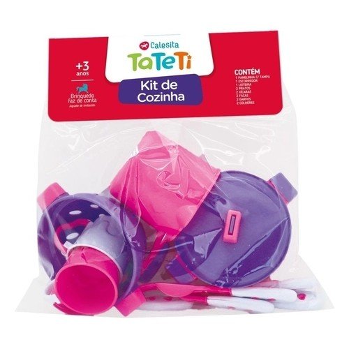 Kit Cozinha Rosa Ref.331 Tateti