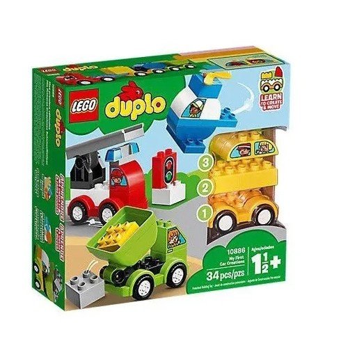 LEGO 10886 DUPLO AS MINHAS PRIMEIRAS CRIACOES DE VEICULOS 34PCS