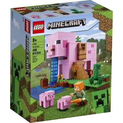 LEGO 21170 MINECRAFT A CASA DO PORCO 490P