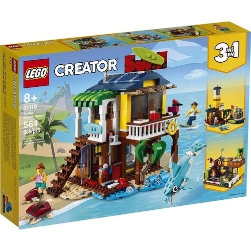 LEGO 31118 CREATOR CASA DA PRAIA DE SURFISTA 564P
