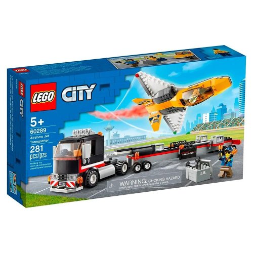 LEGO 60289 CITY TRANSPORTADOR DE AVIAO DE ACROBACIAS AEREAS