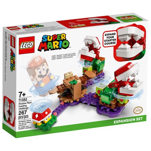 LEGO 71382 SUPER MARIO DESAFIO DAS PLANTAS PIRANHAS - EXPANSAO 267P