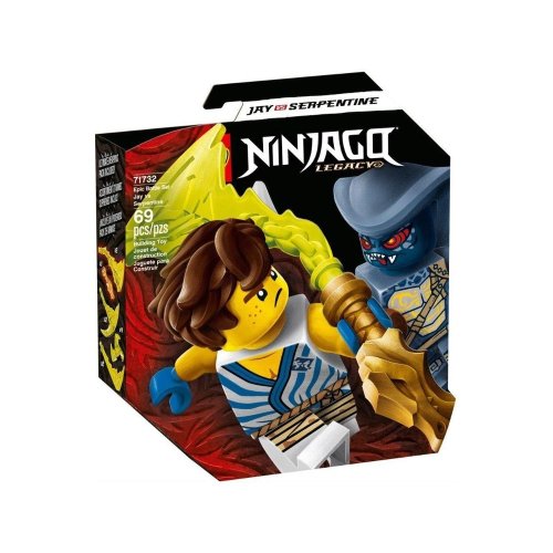 LEGO 71732 NINJAGO CONJUNTO DE COMBATE EPICO - JAY VS SERPENTINE