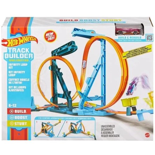 PISTA HOT WHEELS TRACK BUILDER INFINITY LOOP GVG10 - MATTEL
