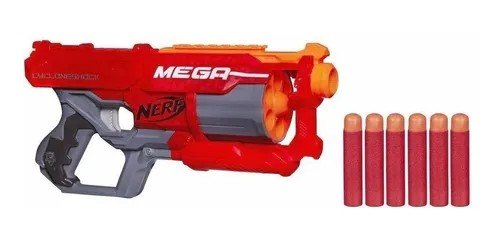 PISTOLA NERF CYCLONESHOK MEGA R.A9353