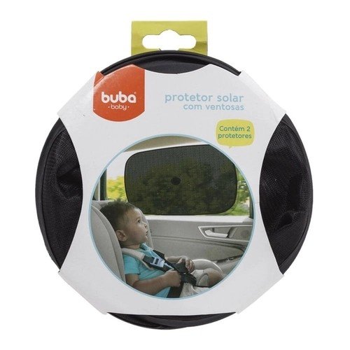 Protetor Solar Para Carro Com Ventosa Com 2 Unidades R.10503 Buba