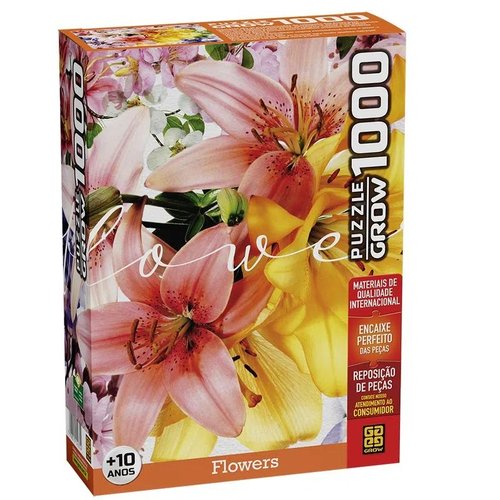 Quebra-Cabeca 1000PCS Flowers R.4035 Grow