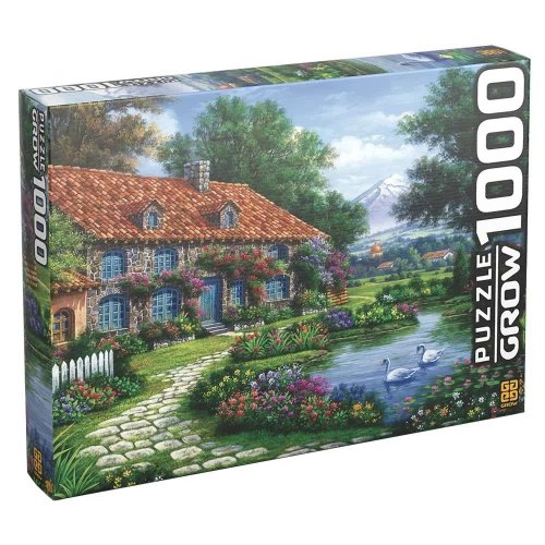 Quebra-Cabeca 1000PCS Recanto dos Cisnes R.3458 Grow