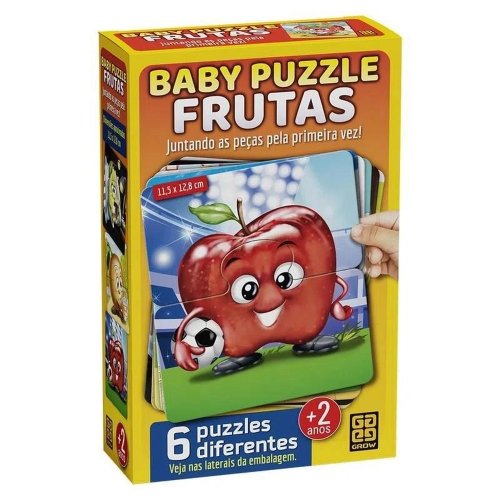 QUEBRA-CABECA BABY PUZZLE FRUTAS R.4033 GROW