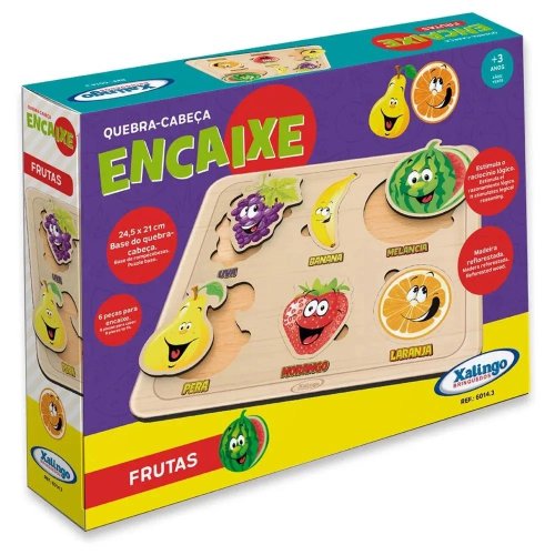 QUEBRA-CABECA ENCAIXE FRUTAS 60143 XALINGO
