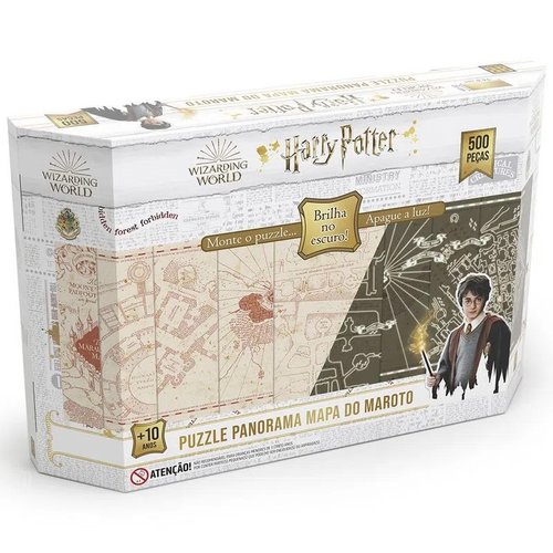 Quebra-Cabeca Harry Potter 500 Pecas Brilha no Escuro R.3970 Grow