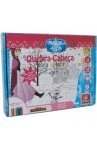 QUEBRA-CABECA PRINCESA DO GELO P/COLORIR R.8764 BRINCADEIRA DE CRIANCA
