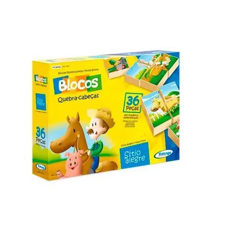 QUEBRA-CABECA SITIO ALEGRE BLOCOS 36PCS 52732 XALINGO