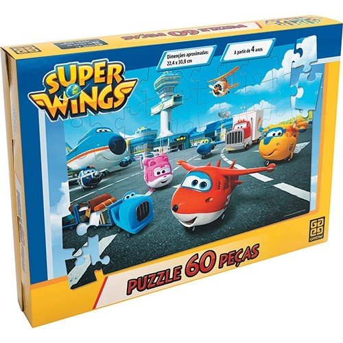 QUEBRA-CABECA SUPER WINGS 60PCS R.3325 GROW