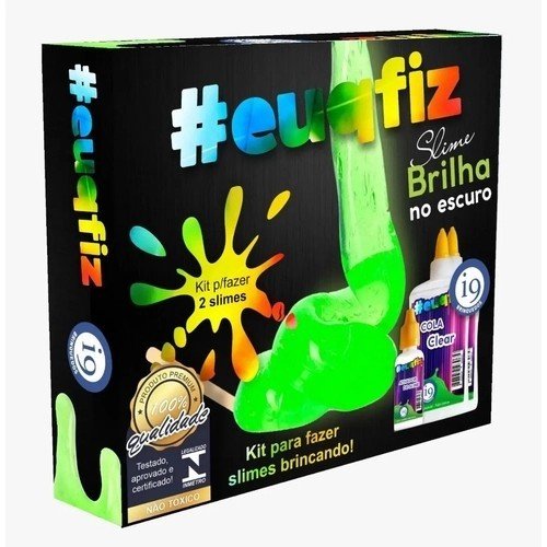 SLIME #EUQFIZ 2 BRILHA NO ESCURO BRI0239 I9