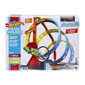 PISTA HOT WHEELS TRACK BUILDER LOOP SACA ROLHAS HDX79 - MATTEL - Juju  Brinquedos