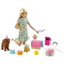 BONECA BARBIE FAMILY ANIVERSARIO CACHORRINHO GXV75 - MATTEL