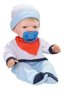 BONECA BEBEZINHO REAL XIXI MENINO R.5684 ROMA