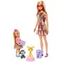 BONECA CHELSEA E BARBIE ANIMAIS SELVA GTM82 - MATTEL