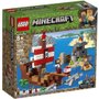 LEGO 21152 MINECRAFT A AVENTURA DO BARCO PIRATA 386P